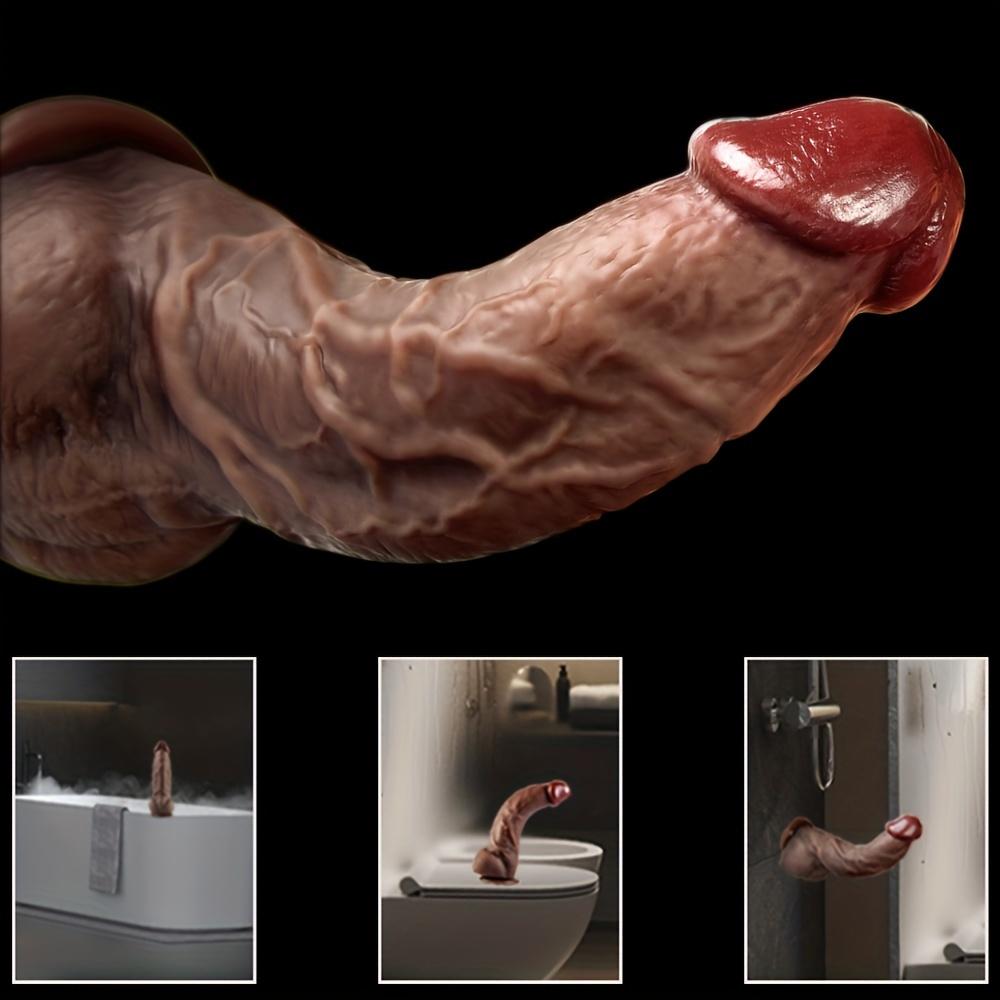 Soft Silicone Dildo Dick Anal Vagina Prostate Stimulation Bdsm Stuff Anal Plug Satisfyer Male Hands Free Thick Cock Sex Toys for Men Women Lgbt