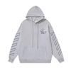 Off-White 2025 Autumn/Winter New Angel Sports Car Arrow Printed Hoodie Hoodie for Men and Women
