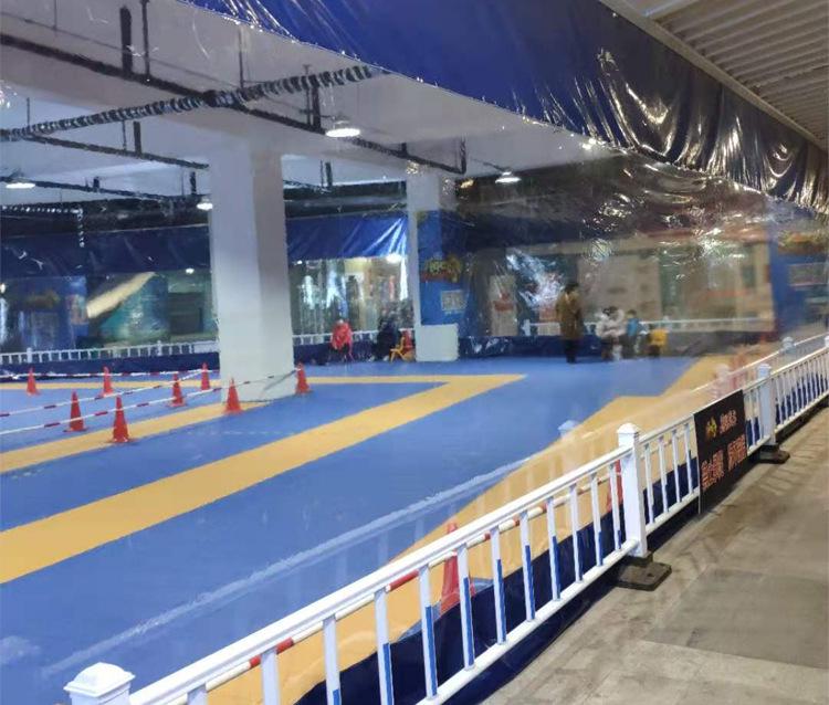 Transparent PVC Rainproof Tarpaulin Curtain - Outdoor Thickened Waterproof Canopy