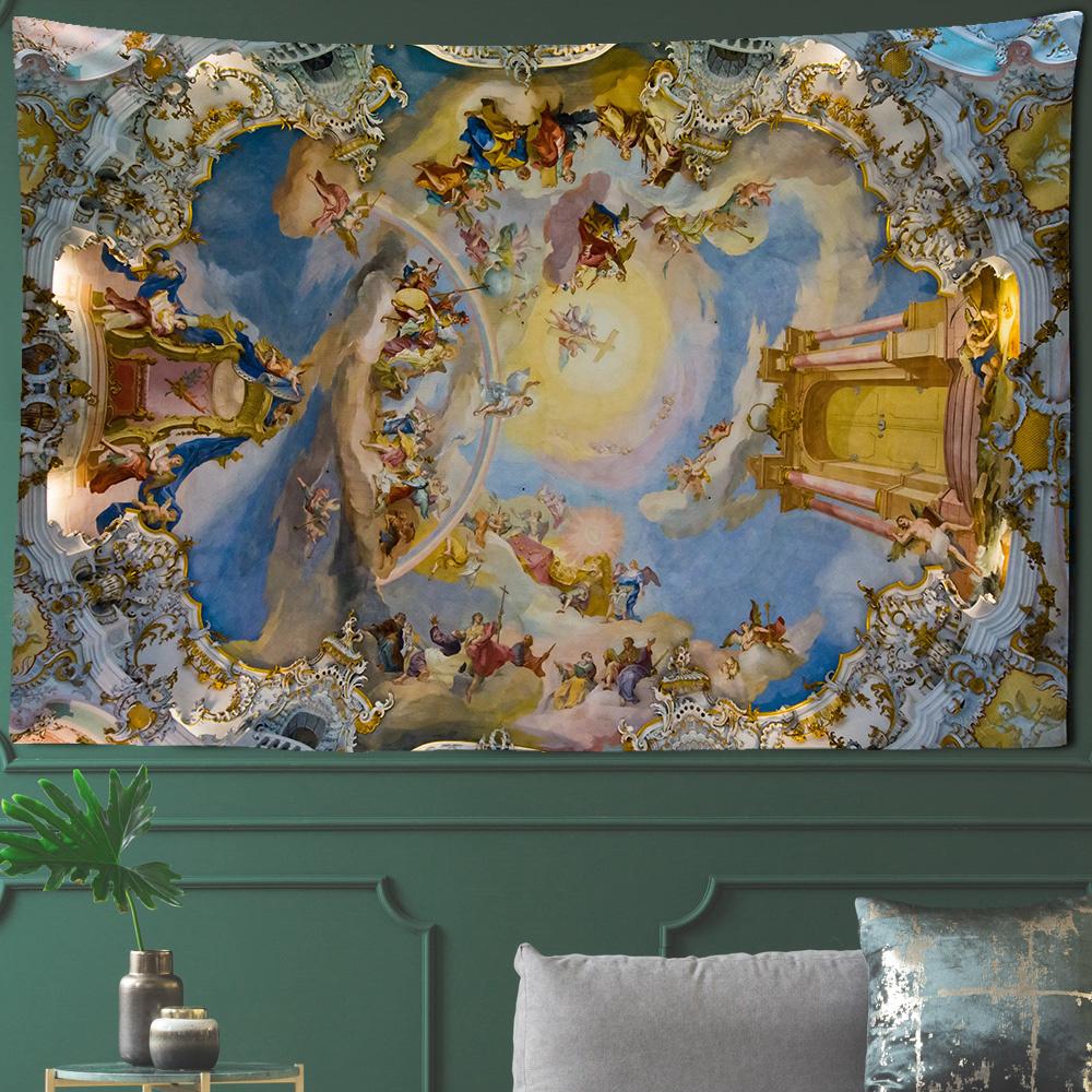 Christ Jesus Classical Tapestry God  Church Mural  Wall  Dormitory Bedroom Living Room Decoration