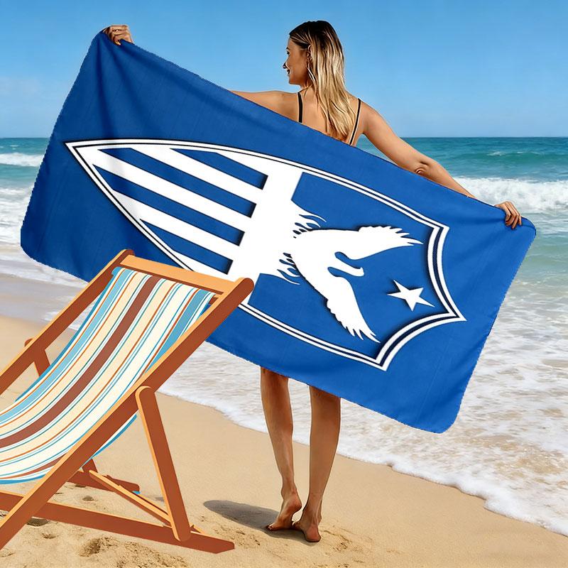 Anorthosis Famagusta FC Print Beach Towel, Large Soft Quick Dry Towel for Beach Camping Swimming