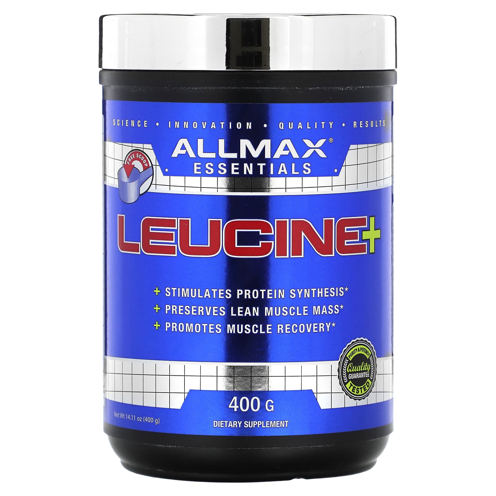 

ALLMAX, Essential Nutrients, Leucine+, 5 g, 14.11 oz (400 g)