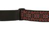 Fender Pasadena Woven Lattice Instrument Strap, Red, 2" (Canadian-made Strap)