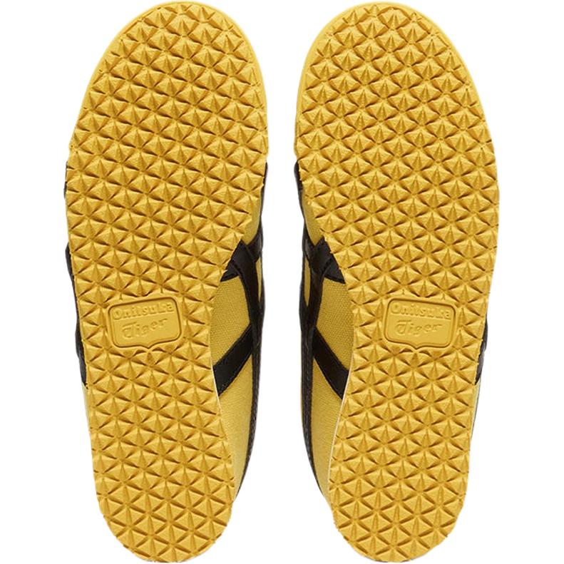 Onitsuka Tiger Mexico 66 Slip-On Comfortable Versatile Casual Shoes Kids sneakers Yellow Black 1184A085-751