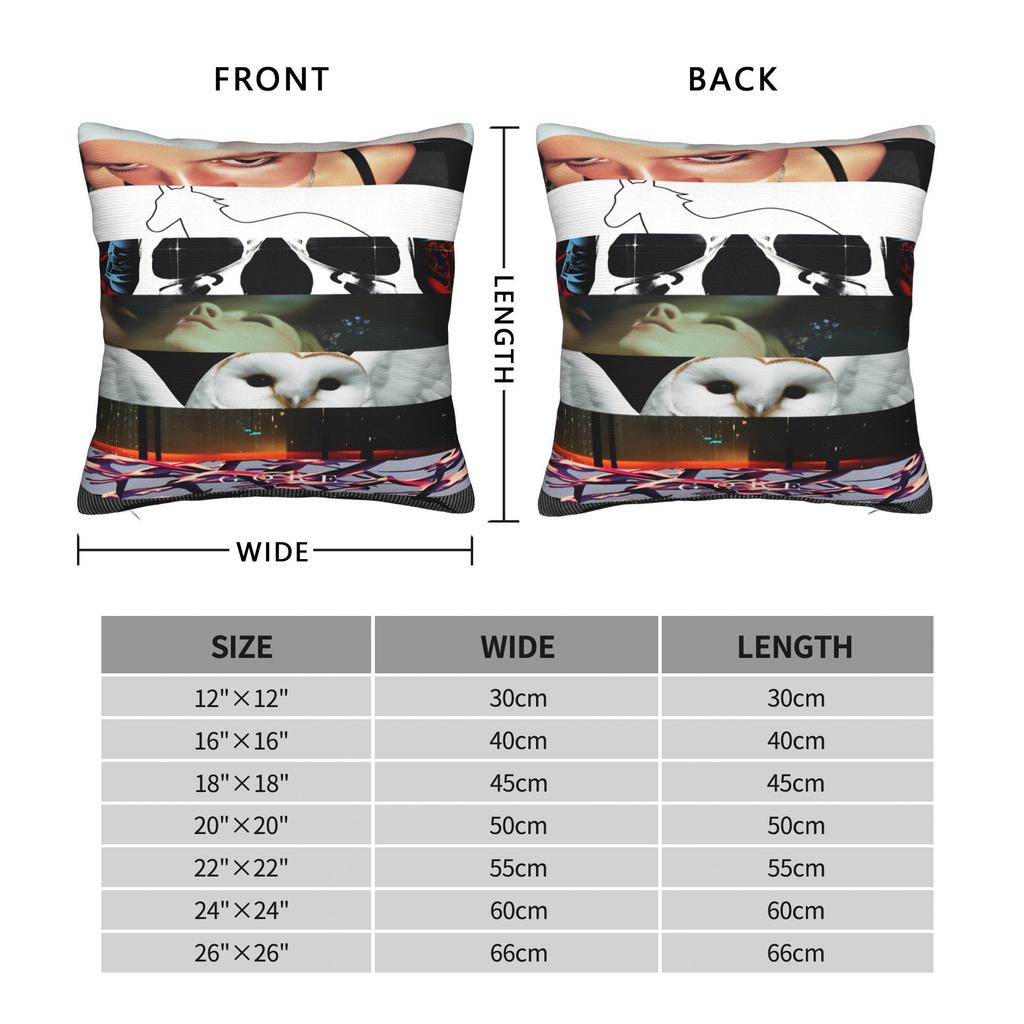 D-Deftones Metal Band Pillow Case  Comfy Pillow Cover For Sofa Car Home Decor Morden Pillowcases