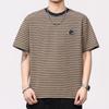Men's Retro Striped Short Sleeve T-Shirt - 2025 Summer Collection