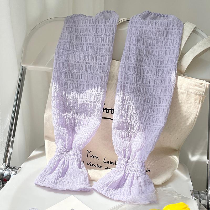 Summer Ice Silk Sunscreen Sleeve Loose Ice Sleeve Breathable Horn Sleeve