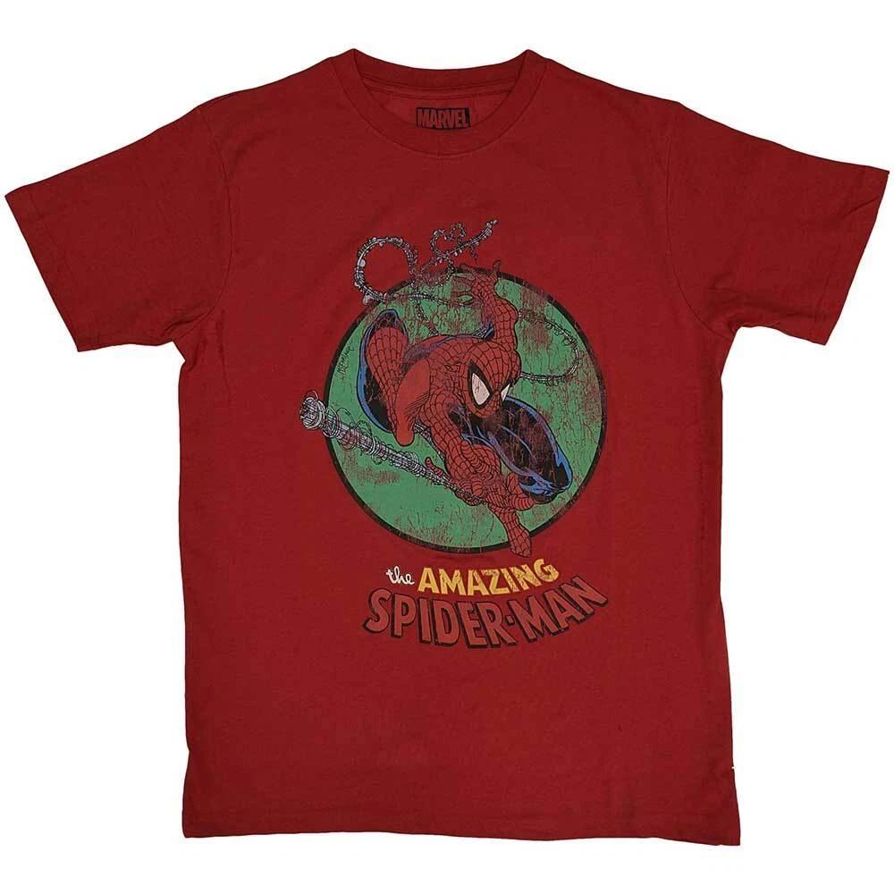 Marvel Comics Unisex T-Shirt: Spiderman Shooting Webs (X-Large) L