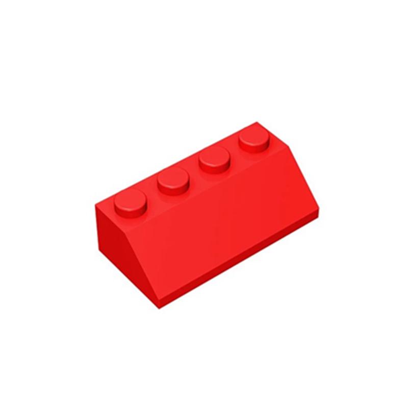 50 PEÇAS TELHA 2X4/45° Compatível 3037 Peças, Inclinações Peças Autoencaixáveis Blocos de Construção Brinquedos Acessórios