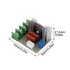 Voltage Regulator 2000 Watt AC 50 - 220 Volt Dimmer SCR Power Regulator Motor Speed Controller Home Improvement Regulators 2000W
