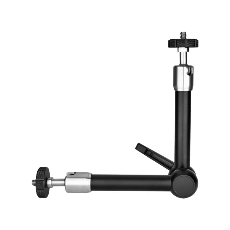 High Strength Photography Arm Adjustable 7/11Inch Option Constructed From Aluminum Alloy 10KG Load 1/4 Screw Mount