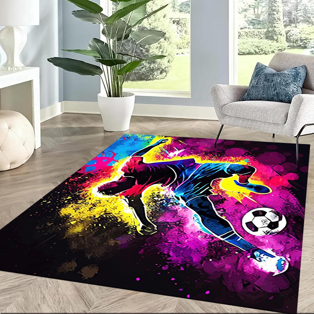 Dynamic Basketball Moves Floor Mats for Living Room, Bedroom and Room Decoration Are Suitable for Gifts.