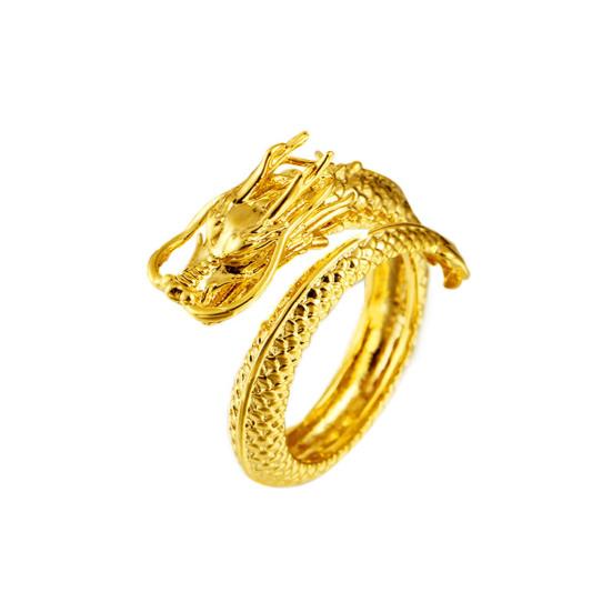 

Подходящее кольцо для пары, 3D Дракон Феникс, золотой цвет, открытое регулируемое предложение, обручальное кольцо, подарок на годовщину, ювелирные изделия на безымянном пальце для взрослых A