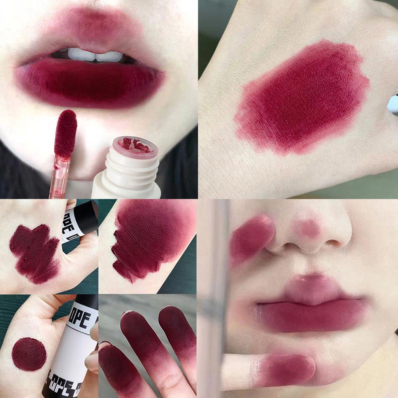 Authentic Matte Velvet Lip Tint: Student-Friendly, Whitening, Smoky Makeup Lip Gloss