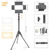 U800 600 LED Video Panel Light Kit Camera Light Studio Photography Lamp Dimmable 3200-5600K for Gaming Stream Conference Makeup
