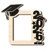 Graduation Memorial Wooden Photo Frame Class of 2026 Solid Wood