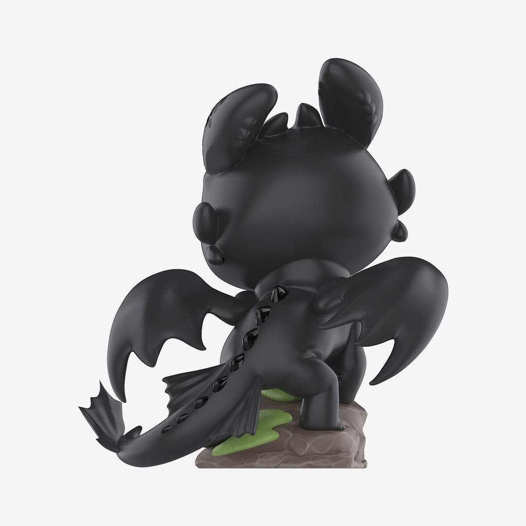 Official POP MART THE MONSTERS × How To Train Your Dragon Blind Box Figurines - 100% Authentic Collectible (Random: Toothless or Light Fury)