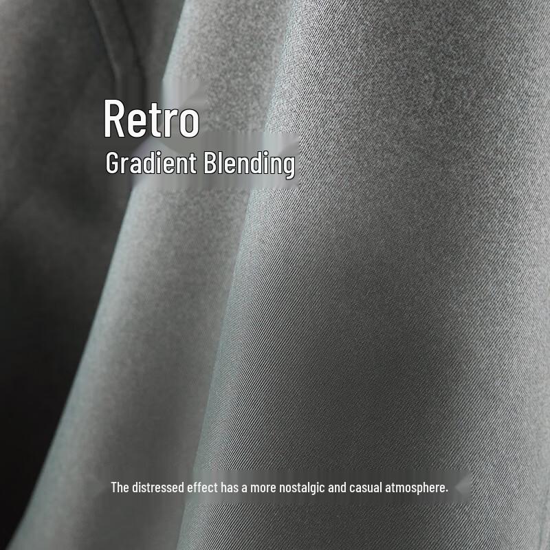 Peacebird Unisex Gradient Baseball Jacket