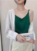 Acetate Material Sleeveless Top With Double Strap Design For Casual Women Wear