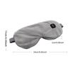 USB Heated Eye Mask Reusable 3Mode Hot Compress Eye Mask Eye Massager For Sleeping Eye Puffiness Anti Dark Circle Patch Eye Care