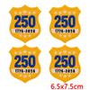 10Pcs USA Independence Day Embroidery Patches, Flag Eagle Bow Iron On Patches for Clothing Backpack Jeans DIY