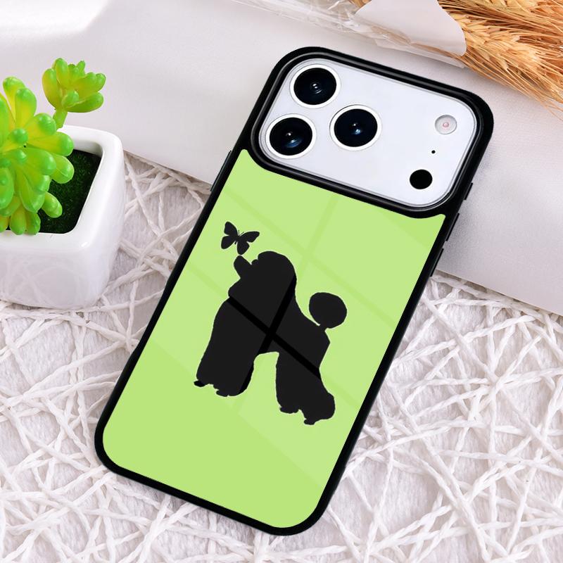

Cartoon Poodles Pattern Phone Case for iPhone 17 Air 16 15 11 12 14 13 Pro Max Shockproof Cover iPhone 16 Pro Max