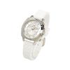 COACH Boyfriend 34mm Women's Watch, Silver/White Stainless Steel with Silicone Rubber, 14502093