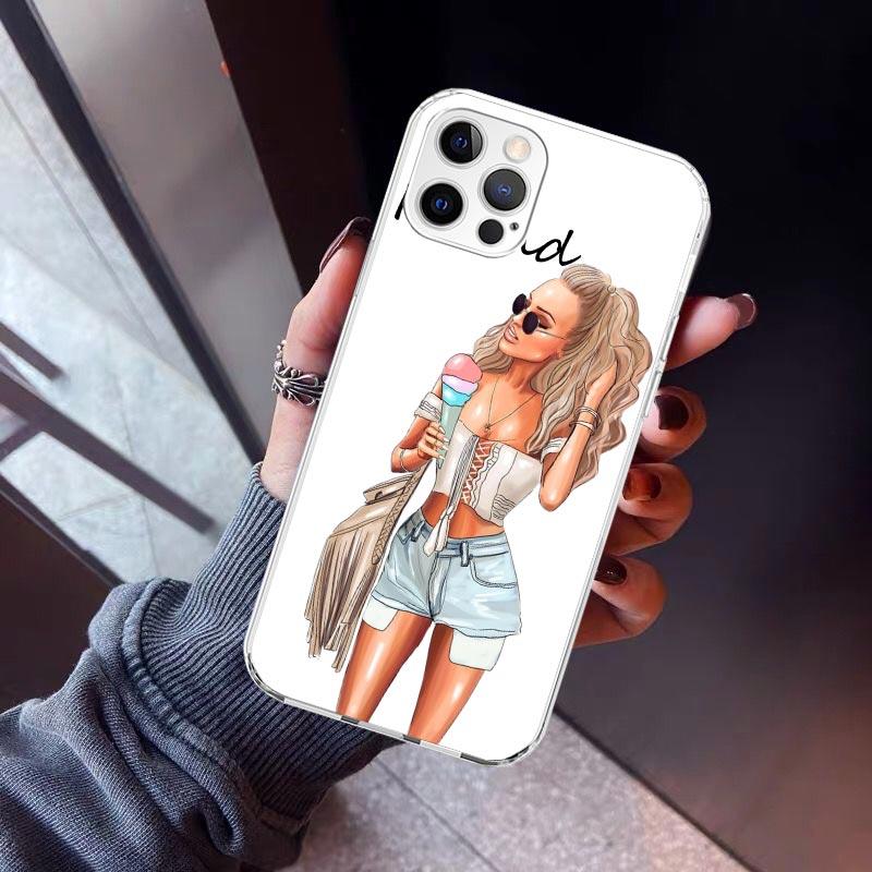 Girls Best Friends Forever BFF Phone Case For iPhone 17 Air 16 15 Pro Max 14 Plus 13 Mini 12 11 Cover 7 8 SE Silicone Shell Prin