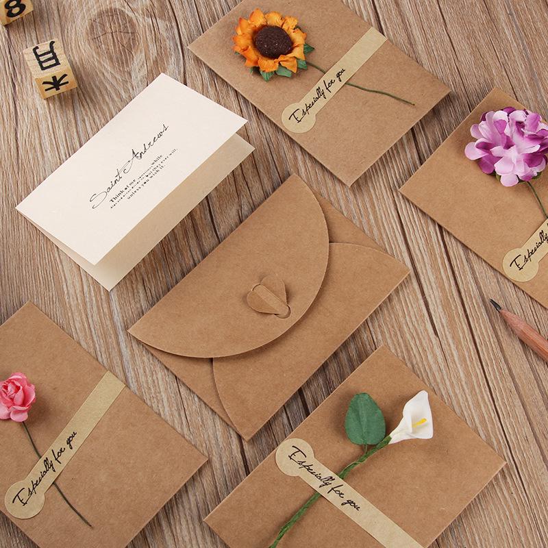 All-Occasion Dried Flower Greeting Cards: Christmas, New Year's, Birthday, Teacher's Day, Graduation, Valentine's Day, and Thank You Cards