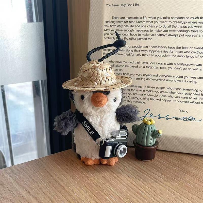 

Cartoon Cute Penguin Plush Doll Toys Keychain Pendant Bag Hanging Ornaments Backpack Charm Girly Keyring Christmas Birthday Gift