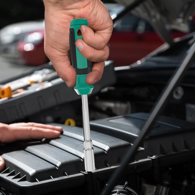 5-11mm Sechskantmuttern Schraubenschlüssel Steckschlüssel Schraubendreher Reparaturwerkzeugsatz Mit Komfortgriff