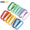 10 stuks Aluminiumlegering Karabiner Sleutelhanger Clip Buiten Kamperen Sleutelhanger Snaphaak Waterfles Gesp Kit Accessoires