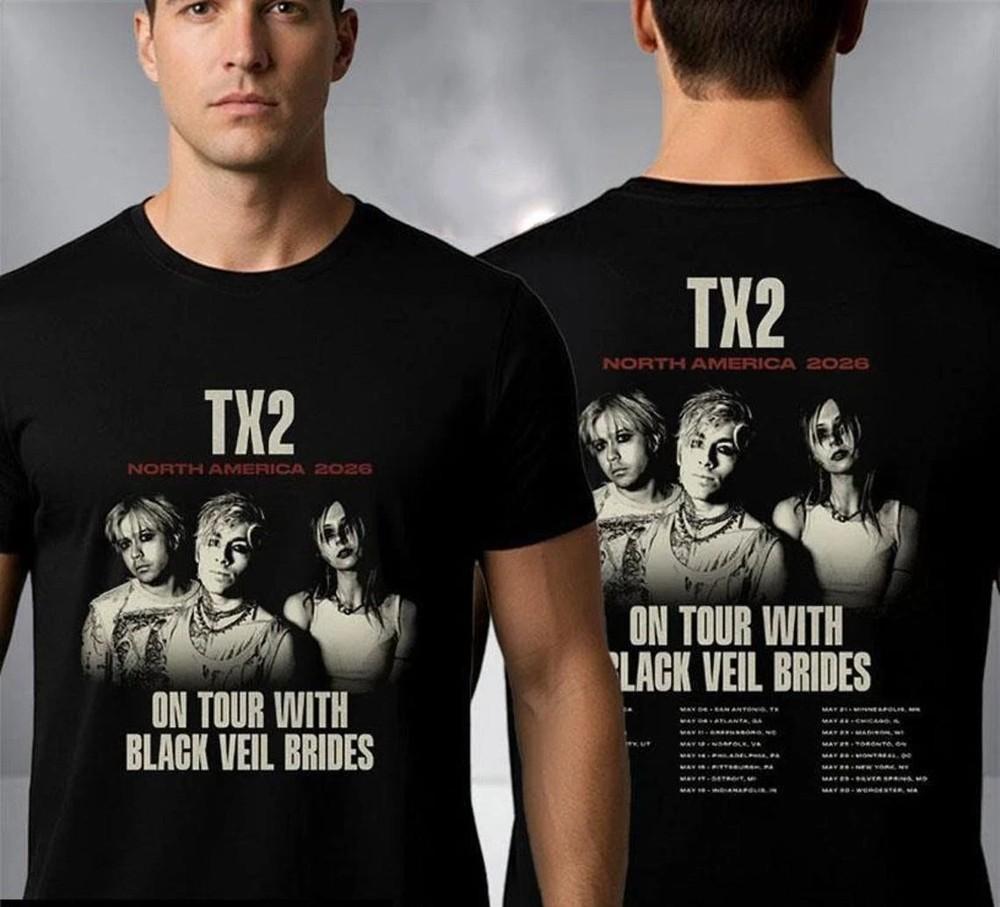 TX2 North America Tour 2026 TShirt Unisex T-Shirt XXXXL