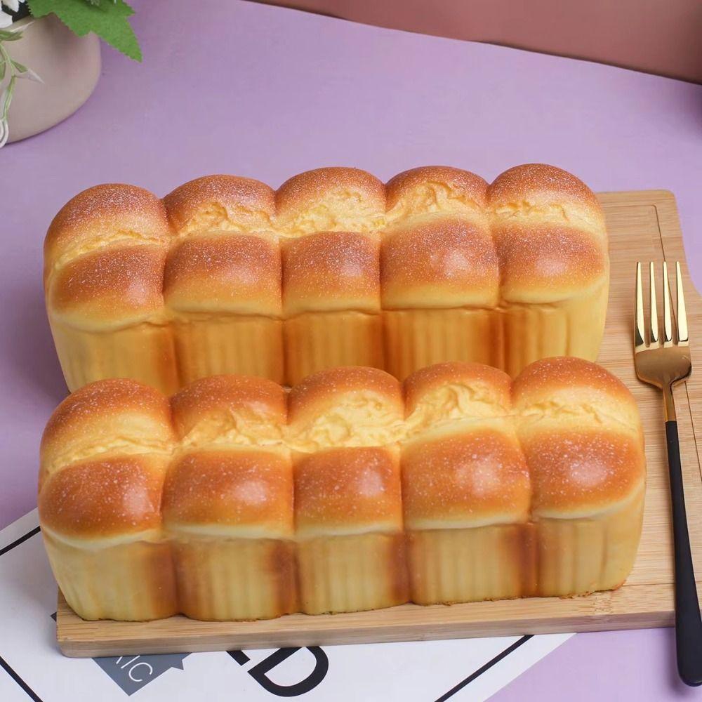 Simulated Sensory Fidget Big Toast Prank Decoration Simulated Bread Squishy Kids Toy