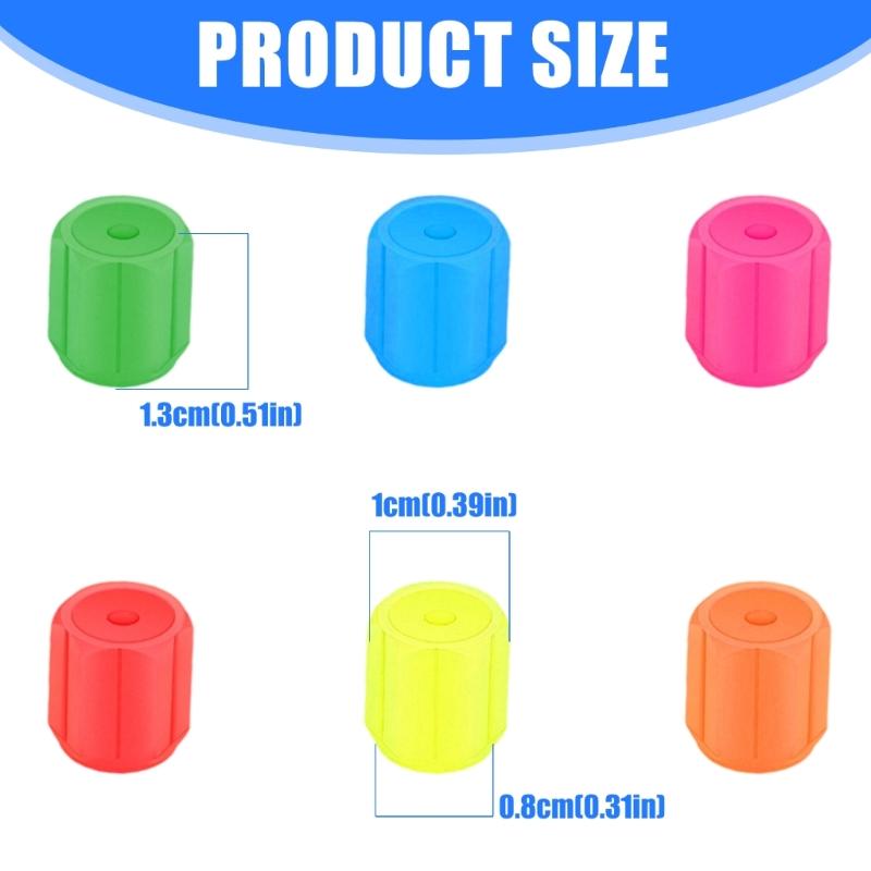 Corrosion Resistant Rubber Valves Stem Covers Caps Glow at Night for Bike Truck Automotive Safety on Cars Motorcycles