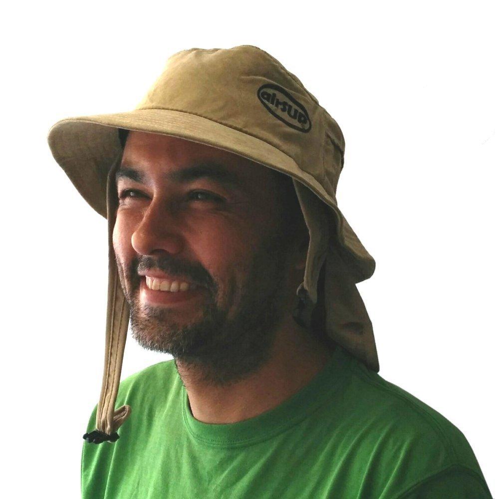 airSUP Surfing Bucket Paddleboard Hat Hat, SUP/SUP Hat, (Khaki)