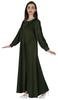 Bimba Women's  Abaya  Islamic Prayer Dress With  Hijab Scarf  Cuff On Sleeve  Muslim