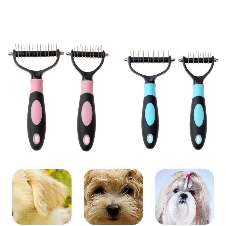 dog grooming rake comb