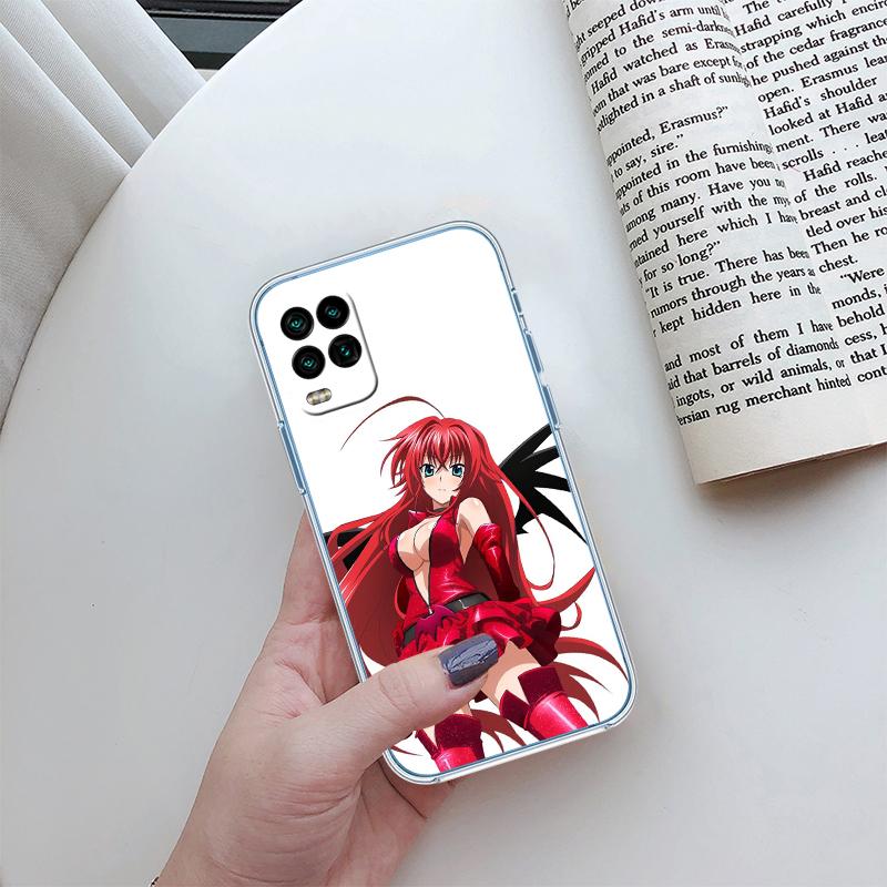 BH37 Rias Gremory Transparent Phone Case for Motorola Moto G7 G8 G9 G84 G85 G73 G24 G15 Z2 Play Power Plus