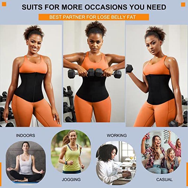 Women's Cross-Border Waist Cincher Yoga Sweat Belt - European & American Waist Trainer