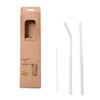 High-Temperature Resistant Transparent Glass Straw for Juice and Milk