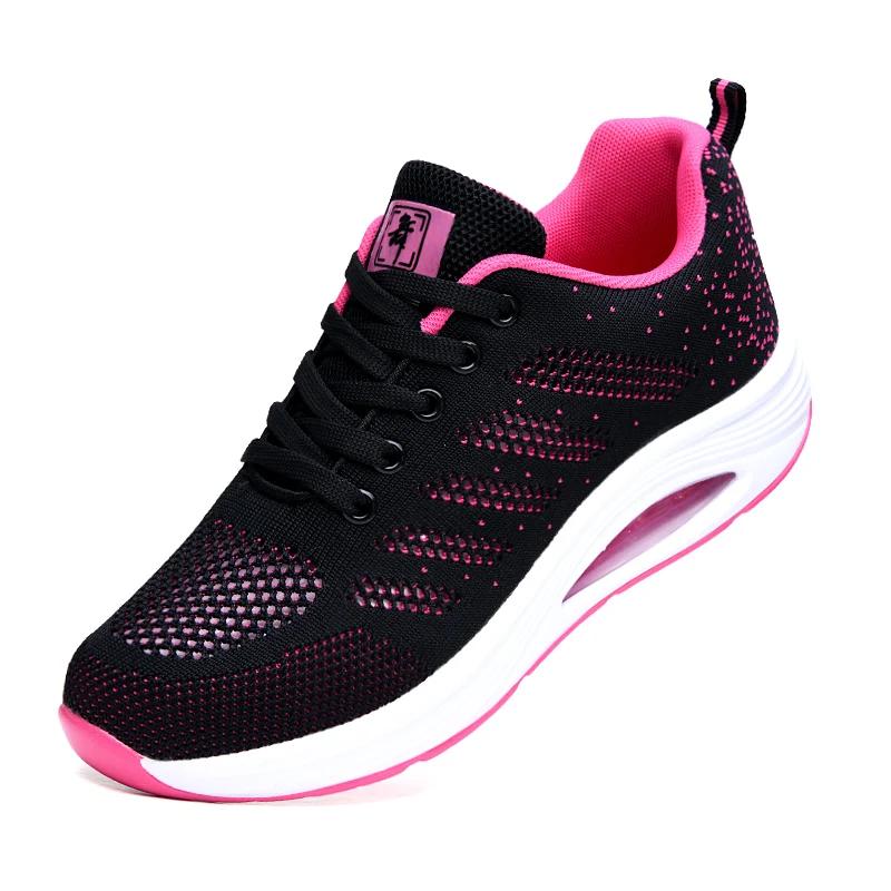 BKQU Women'S Sports Shoes Women Shoes Thick Soled Casual Sneakers Fashionable Outdoor Breathable Sneakers