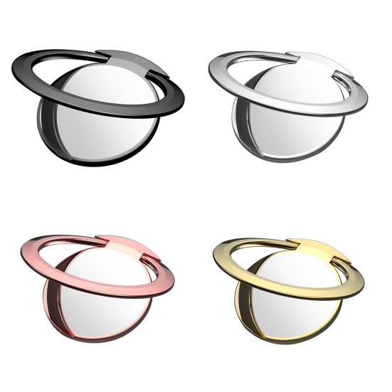 Ultra-thin Rotatable Portable Support Stand Car Mobile Phone Bracket with Ring