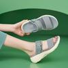 Women'S Walking Sandals Comfortable Air Cushion Platform Elastic Ankle Strap Open Toe Ourdoor Summer Shoes Sandalias Femininas