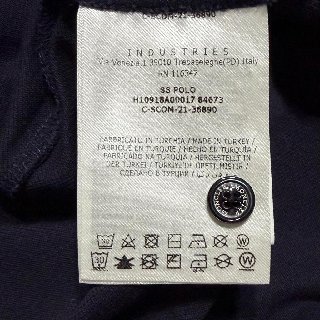 Used MONCLERPolo shirt Dark navy mens