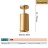 Nordic Rose Gold LED Track Spotlight, 7W Surface Mounted Ceiling and Background Wall Display Light.