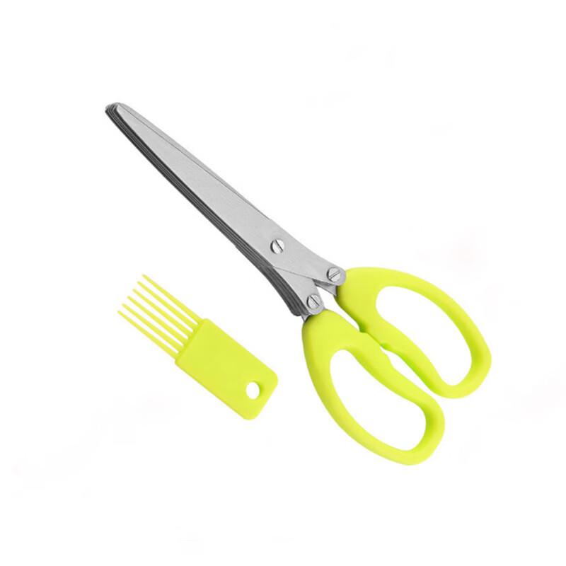Zhi Shi 3-Blade Stainless Steel Herb Scissors