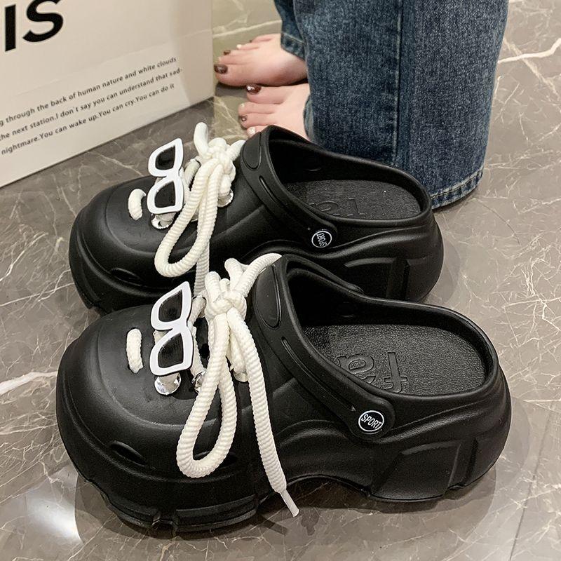 TUINANLE Women's Diy Clogs Slippers Woman Garden Shoes Beach Sandals Non Slip Summer High Quality Platform Slides Fashion