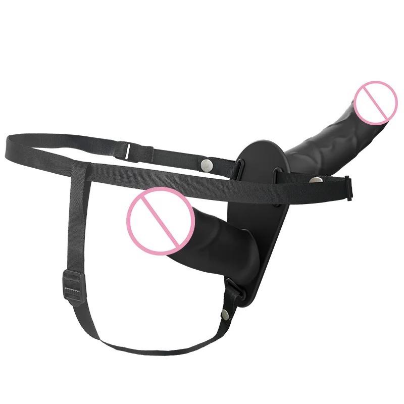 Lesbian Strapon Dildo Panties Penis Strap-on Dildo Harness Belt Gay Silicone Anal Plug Suction Cup Sex Toys For Women