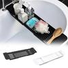 Built-in Phone Holder Extendable Bathtub Rack Over Bath Tub Shelf  Spa Experience